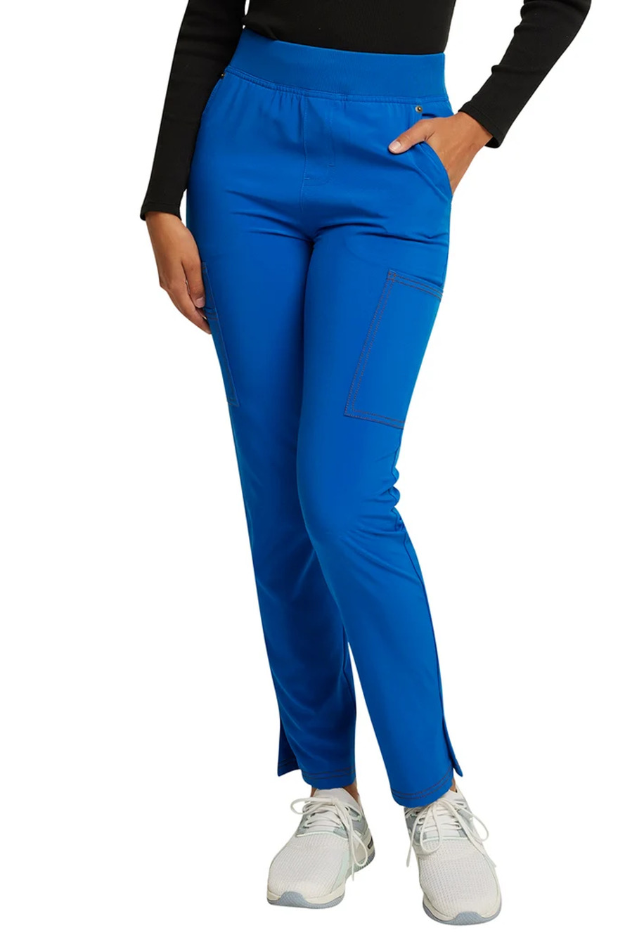Dickies Riveting Women's Size XS Blue 6-Pocket Medical Scrub Bottoms